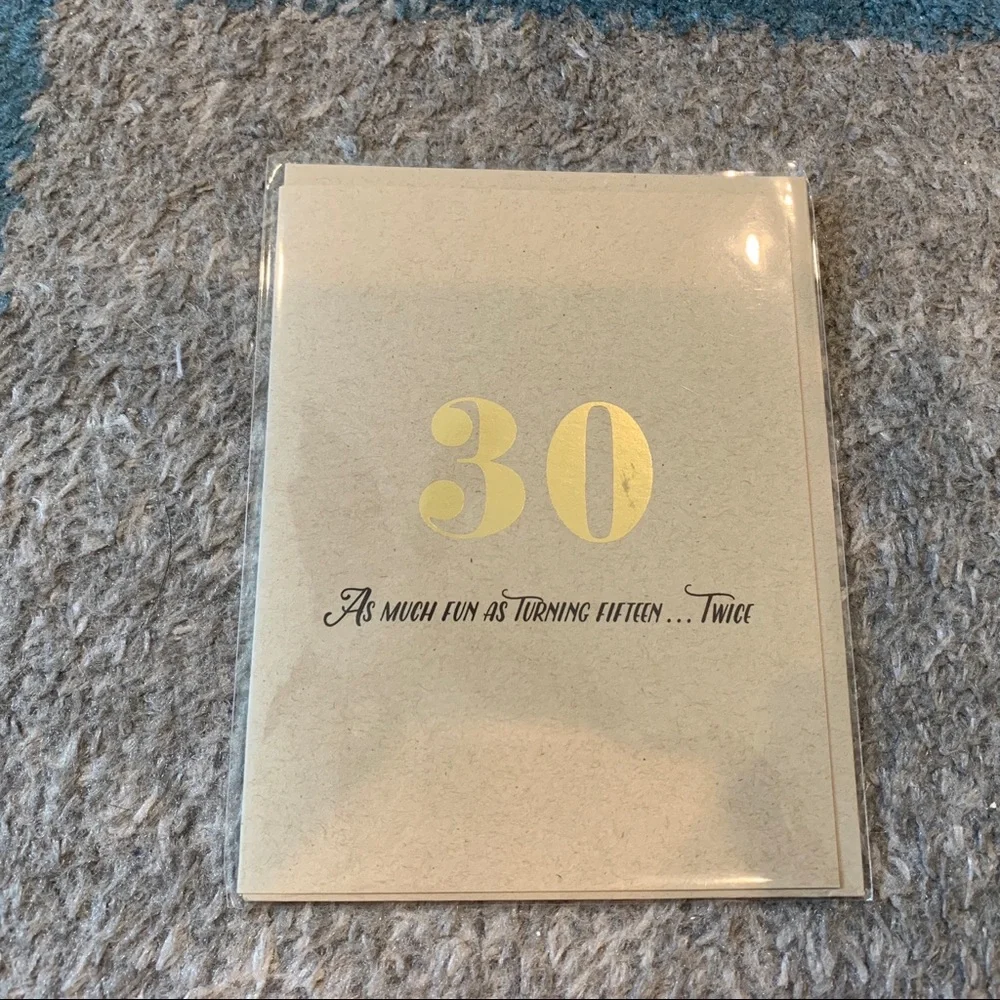Matrick & Eve M&E 30th Birthday Card Rifle Paper